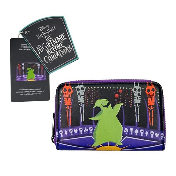 Loungefly Handbags - Loungefly x Disney The Nightmare Before Christmas Oogie Boogie Zip-Around
